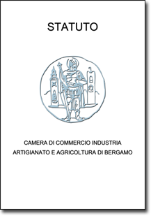 Copertina dello Statuto della Camera di commercio di Bergamo